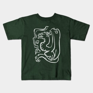 Tribal Wyvern Kids T-Shirt